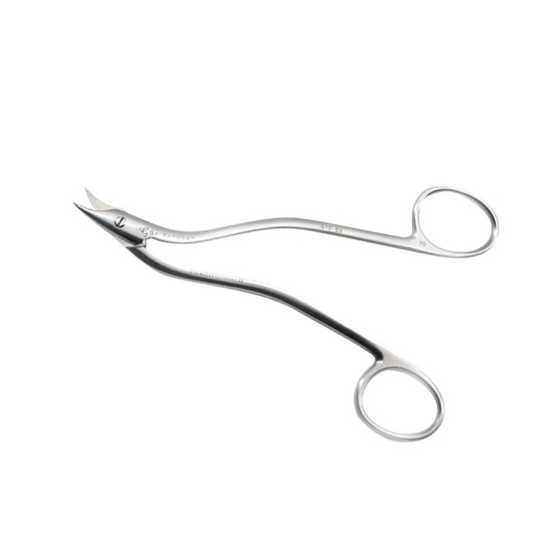 Heath Wire-Cutting Scissors 6 1/4" One Serrated Blade