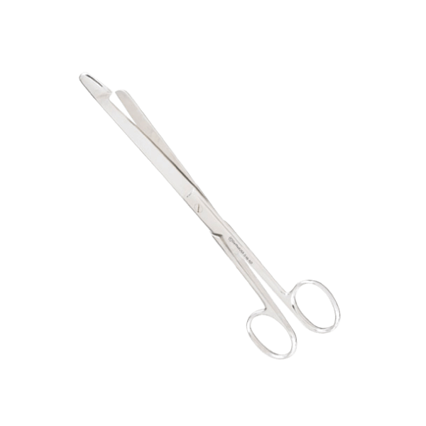 Enterotomy Scissors Curved 8" Blunt Points - Heavy Blades